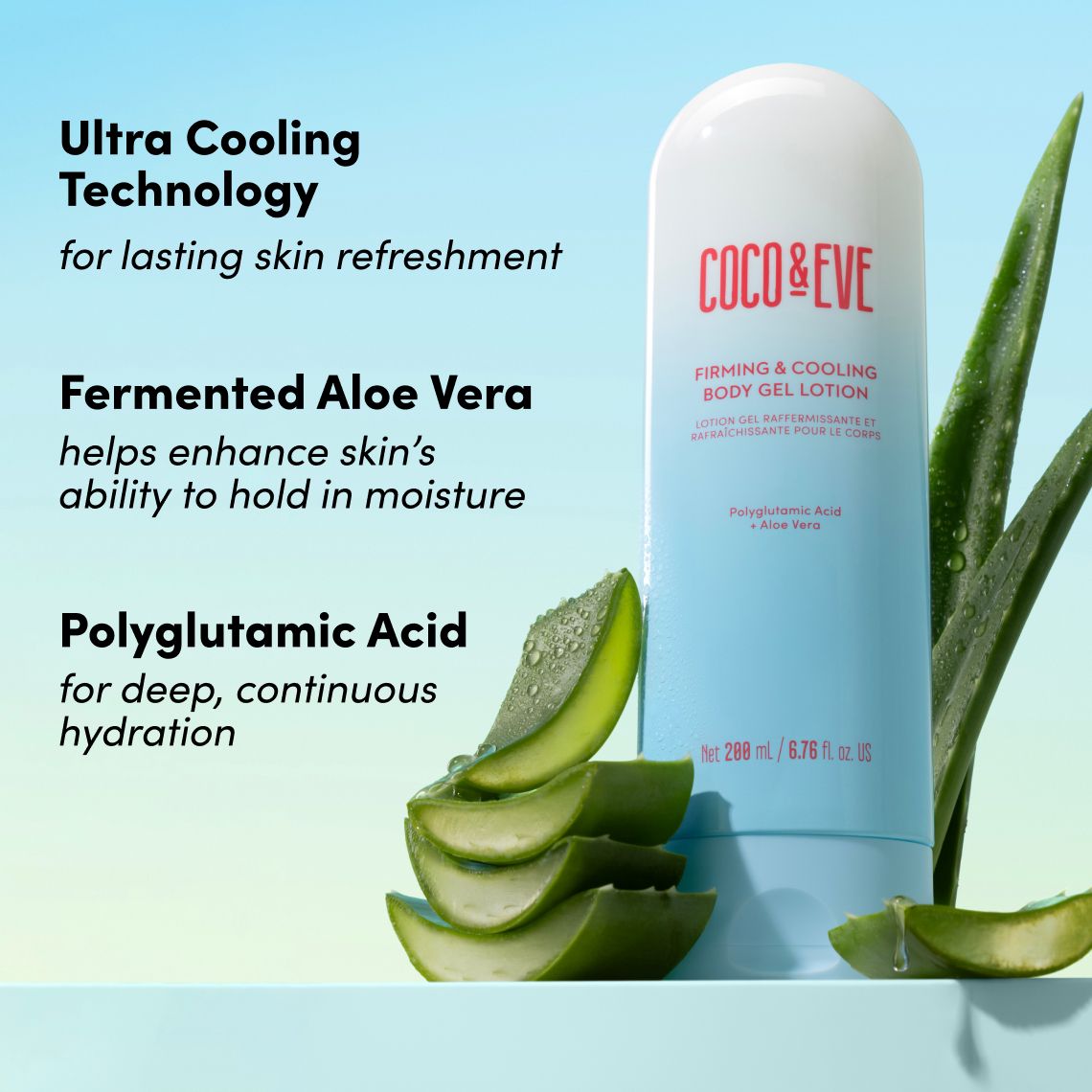 Firming & Cooling Body Gel Lotion