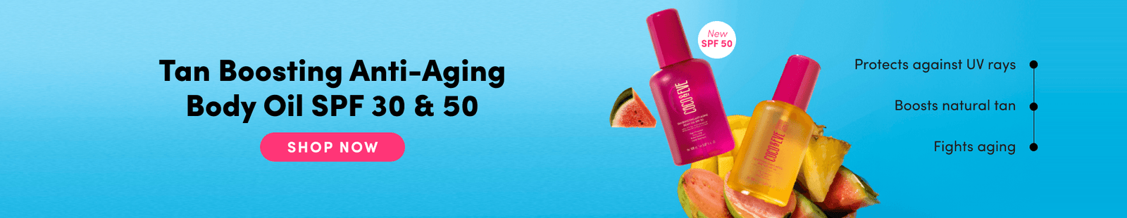 Tan Body Oil SPF