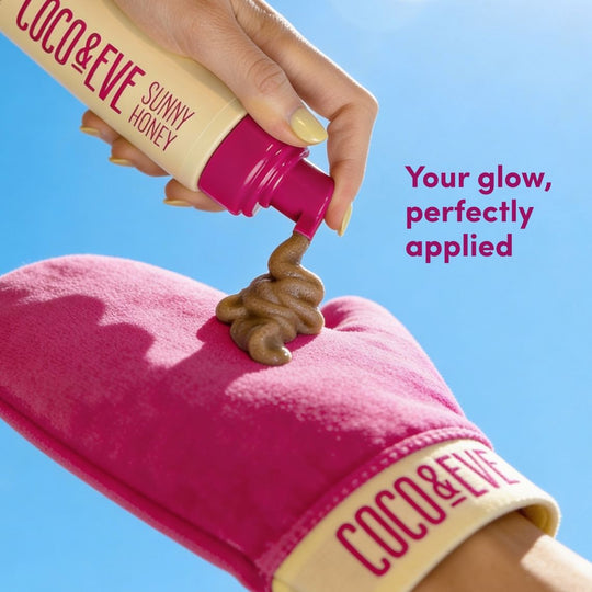 Soft Velvet Tanning Mitt - alternate view